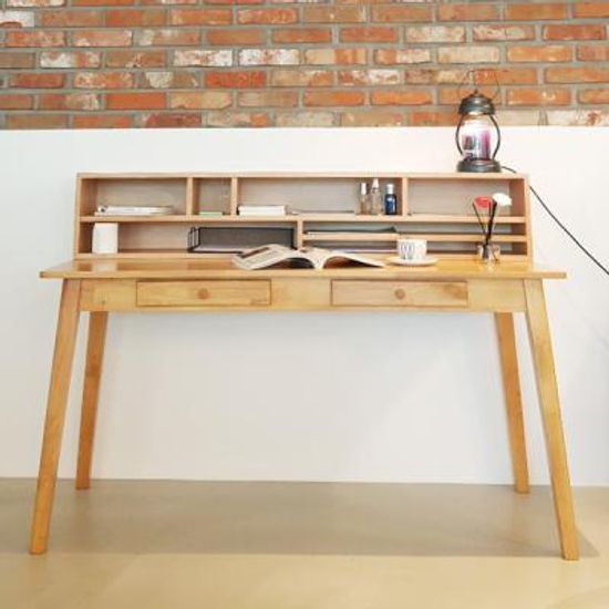 [스크래치]퍼피노 아띠랑스 1500 원목책상_네추럴 pn038