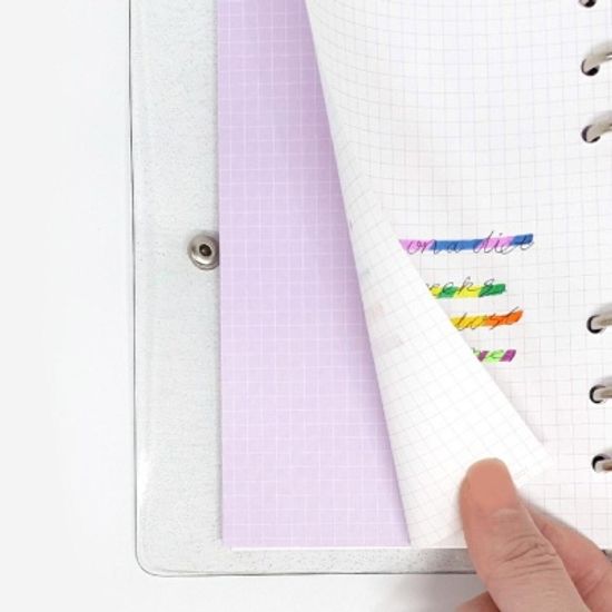 핑크풋 2000샤이닝6공다이어리_리필(45매)