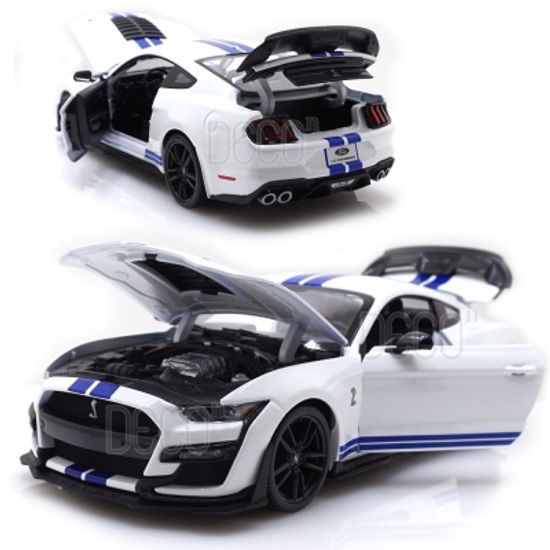 1:18 포드 머스탱 쉘비 GT500 화이트 미니카