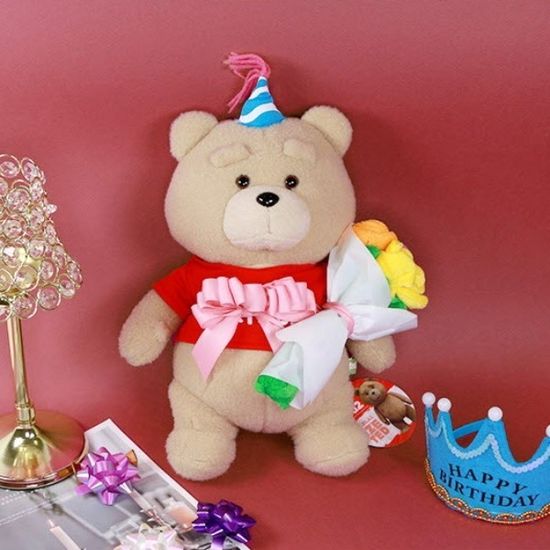 19곰 테드 곰 인형 꽃다발 2종 졸업 졸업식 생일 여자