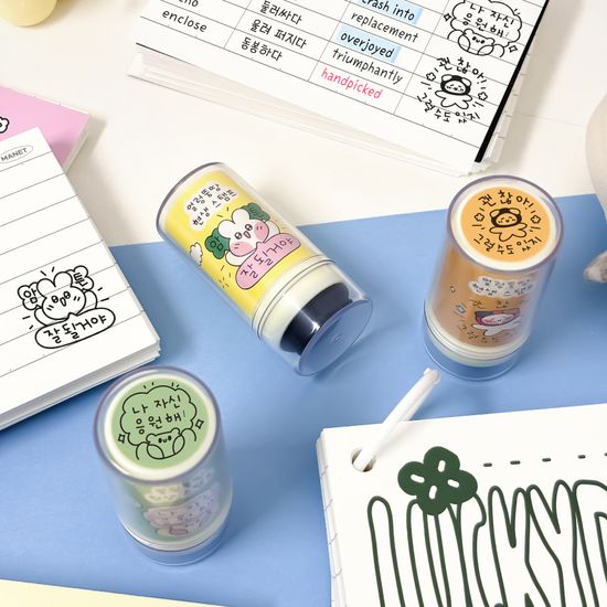 마넷 얼렁뚱땅 현생 스탬프