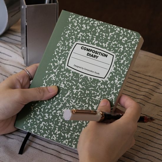 컴포지션 북 폴드 6개월 다이어리