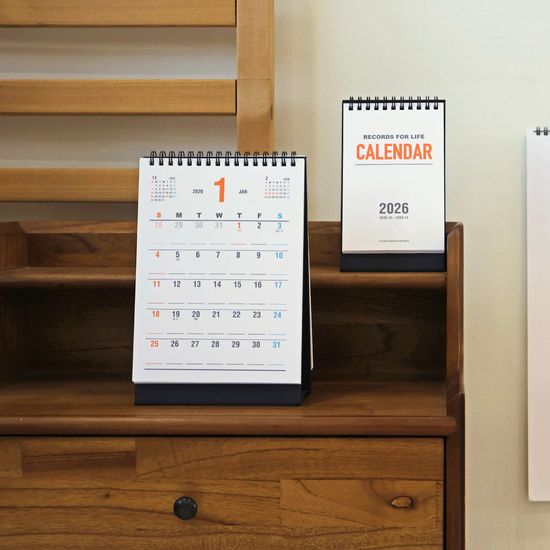 오첵 2026년 15개월 탁상 달력 레트로