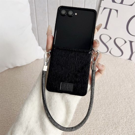 갤럭시 z플립 7 6 5 4 3 패브릭 힌지 스트랩 케이스