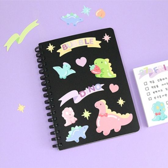 버블 공룡 리무버블스티커