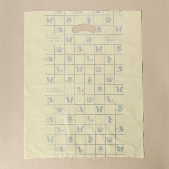 100p 양장비닐봉투(노랑)(45x55cm) / 의류봉투