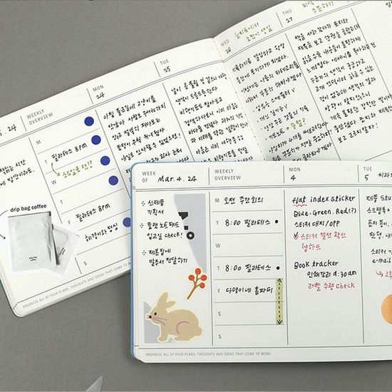 플랫 포켓 스케줄러 (6개월)