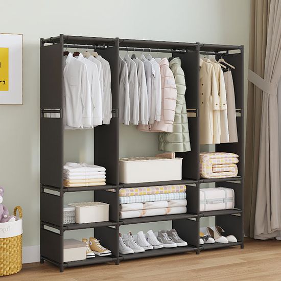 수납 시스템 선반 옷걸이 행거 철제 헹거 스탠드 옷장
