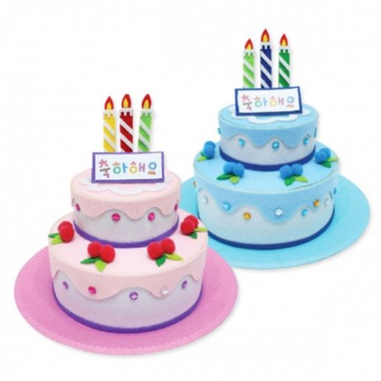 2단축하케이크 만들기 교구 재료