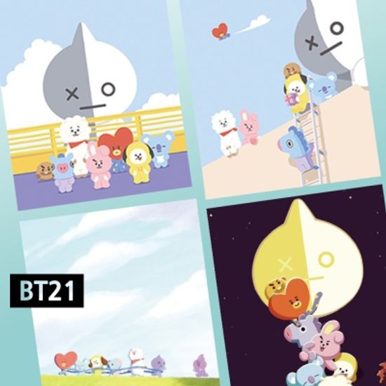 BT21 DIY 페인팅 40X50cm 시리즈