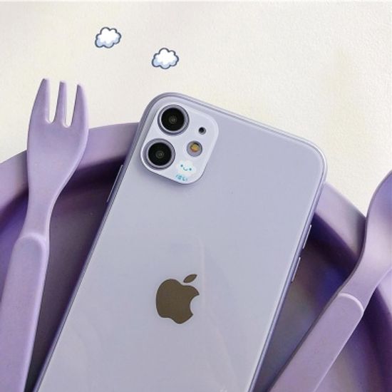 아이폰 12PRO 카메라렌즈 보호캡 강화유리 캐릭터필름