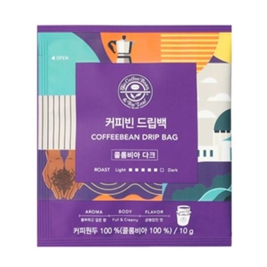 쿨샵 커피빈 드립백 콜롬비아 다크 10g 5T