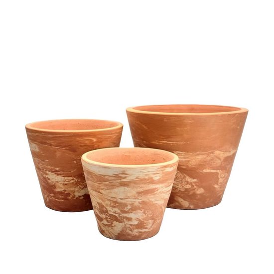 3개셋트 베하몰 빈티지 마블링 토분 미분(WE3AB2A)