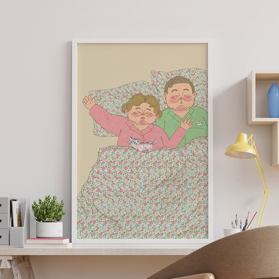내 자리는 구석, 봄사무소 작가 그림