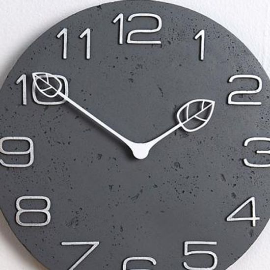 노르딕 스타일 카이 저소음 벽시계 (블랙) 시계 추카