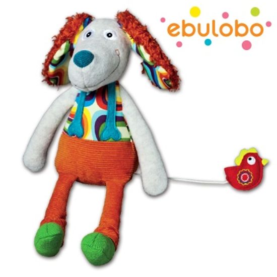 에불로보 프랑스 국민 애착인형 오르골 강아지