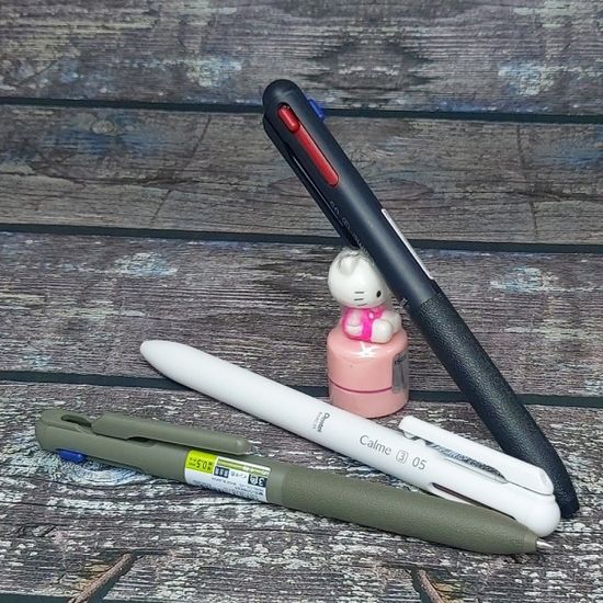 펜텔 카르므 0.5mm 3색볼펜/멀티펜 BXAC35 1자루
