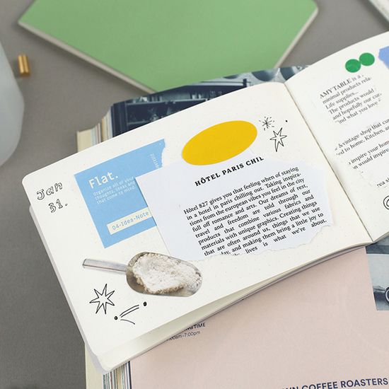 플랫 포켓 노트_도트