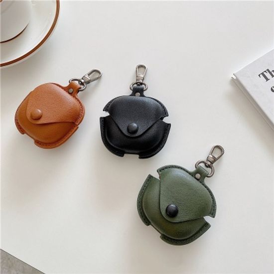 갤럭시 버즈 2 프로 라이브 컬러 하드 가죽 케이스