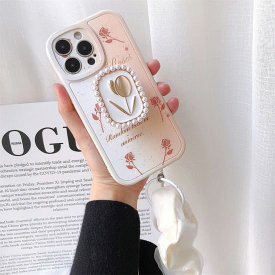 갤럭시 s23 s22 s21 진주 톡 그립 밴드 스트랩 케이스