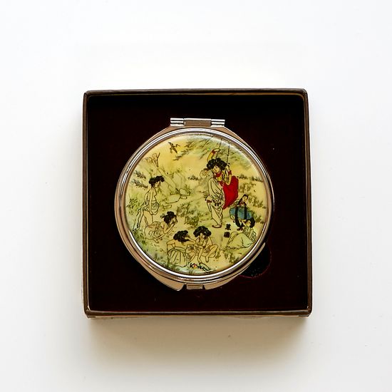 한국 전통기념품  원형 자개 손거울 외국인선물 