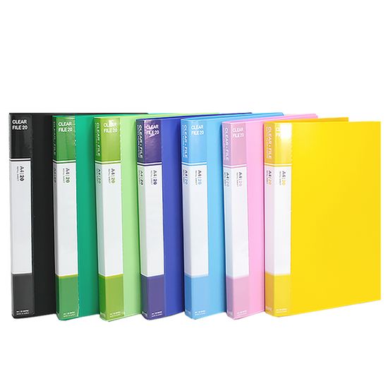 아인텍 A4 클리어화일 40p 투명비닐 파일 