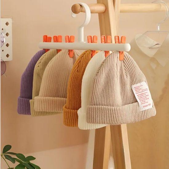 모자걸이 모자정리대 집게걸이형 모자 거치대 진열대