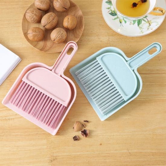 미니 빗자루 쓰레받기 세트 방청소 브러쉬 P600-O