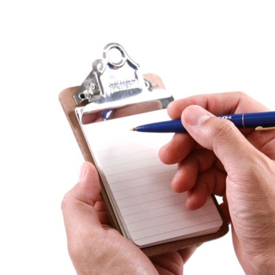 [펜코]클립보드 미니 골드 클립 DP169