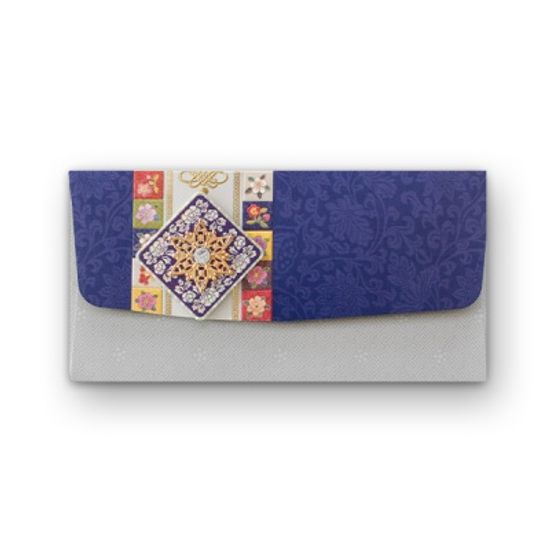 035-ME-0053 / 푸른 자개 축하봉투