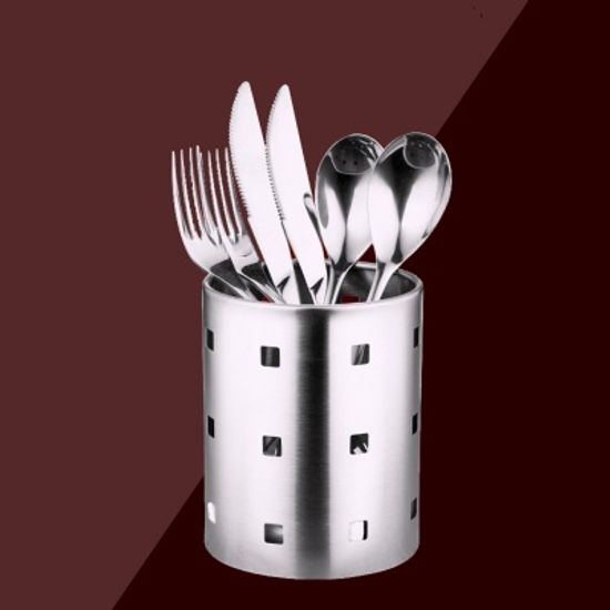 쿠킹스 스텐 수저통(12.5cm) / 스텐 수저꽂이