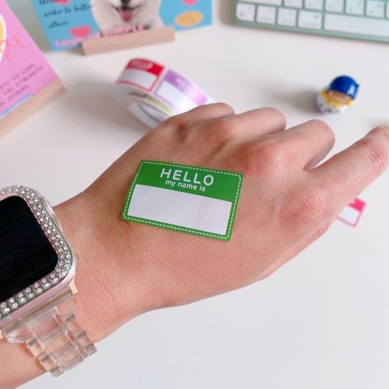 헬로우 마이 네임 이즈 롤 스티커(1롤 200개)