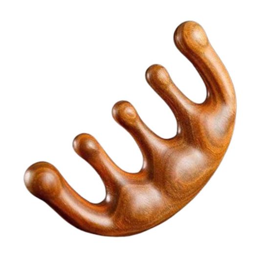 괄사마사지기 원목 코 빗 얼굴 두피 경락(WE60EDA)