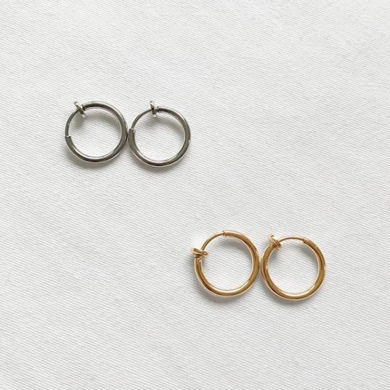 미니 심플 링 귀찌