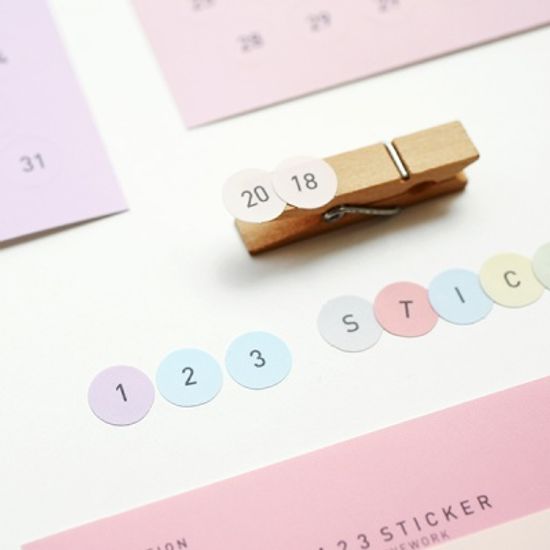 123 STICKER (2sheets)