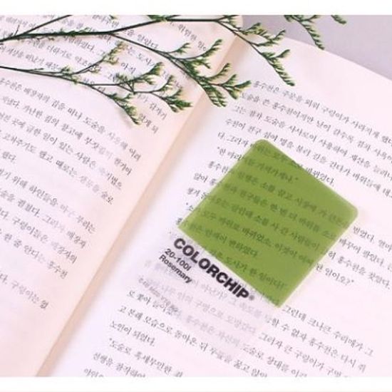 컬러칩 책갈피 북마크 12color COLORCHIP BOOKMARK