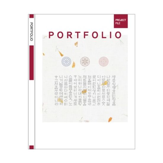 A4 포트폴리오화일 30P 0.6T 컬러 투명 클리어 파일