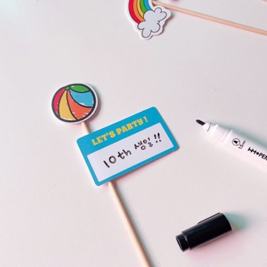 생일 케이크 토퍼(8개 1세트)