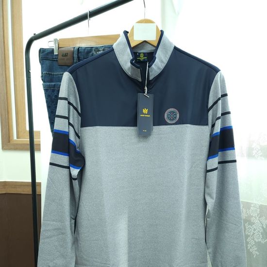 루이티크라운 배색 골프웨어 데일리 티셔츠(WBAECF7)
