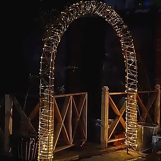 [도토로] 100구 태양광 LED 전구(10m) (웜색)