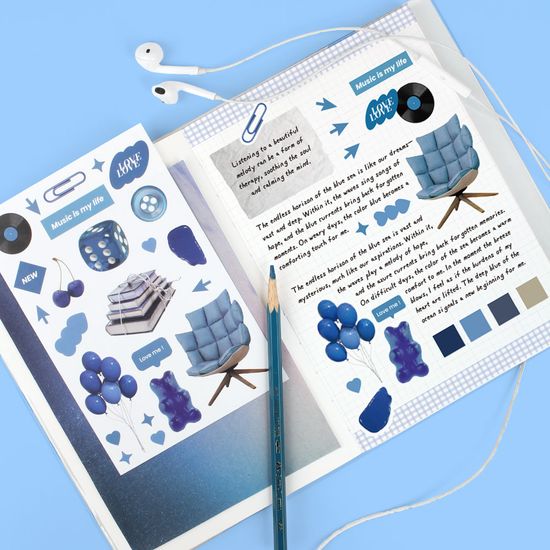 리코즈 포토 리무버블 스티커 4종세트 다꾸 팬시