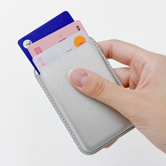 뷰씨 아이폰 맥세이프 카드지갑 3장 수납 가죽 케이스