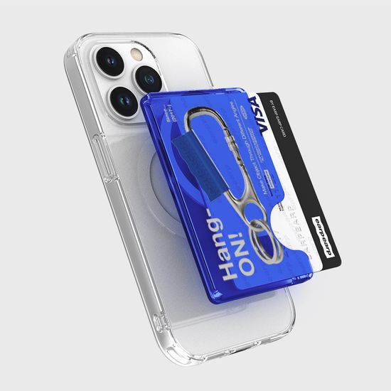 카라비너-BLUE(맥세이프-카드지갑)