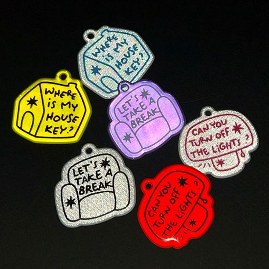 반사 키링 (오브젝트버전)