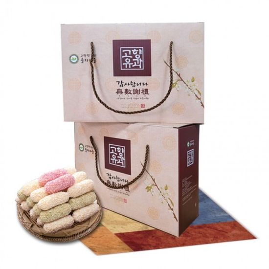 찹쌀혼합유과 300g 선물세트 유과 설 추석 명절 어르