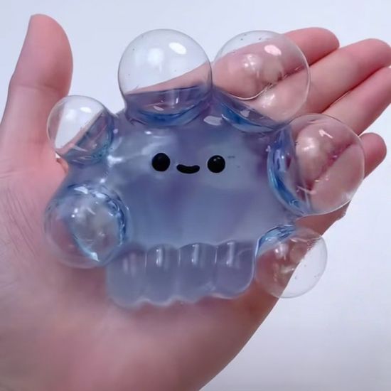 찐득볼 해파리 별 말랑이 버블 터뜨리기 스퀴시 토이
