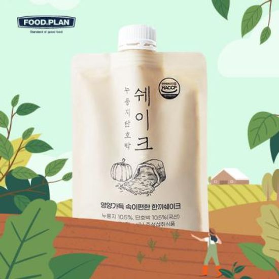 [푸드앤플랜] 하루한끼 누룽지 단호박 쉐이크