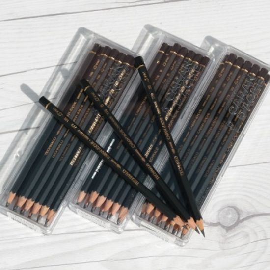 [CARAN DACHE]테크나로 수용성연필 1다스 메탈케이스 