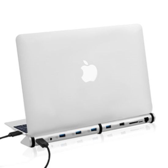 알루미늄 USB 허브 도킹스테이션 멀티포트 