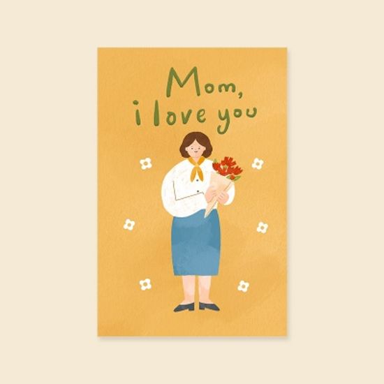 [사랑카드] HH3522-MOM I LOVE YOU 감사카드